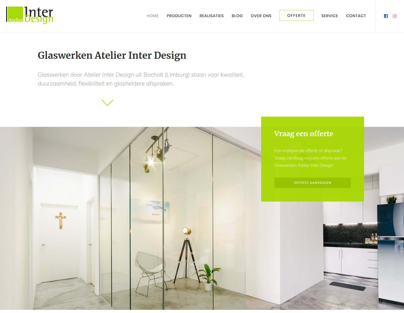 Nieuwe website Atelier Inter Design
